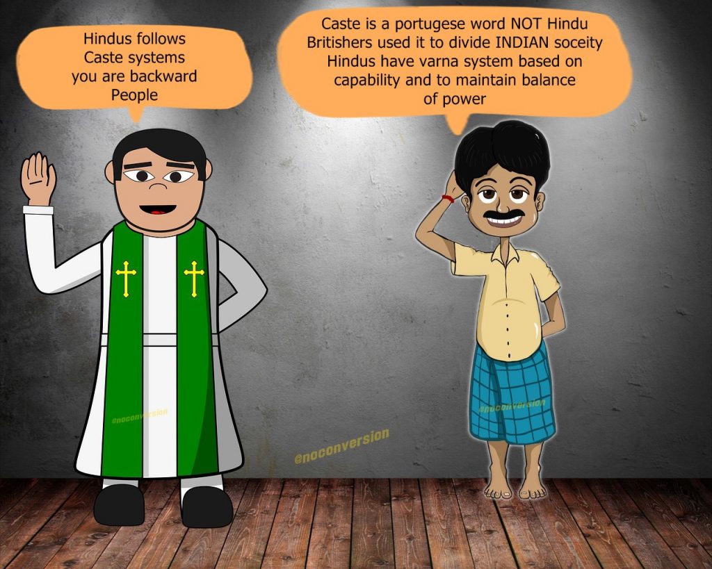 Caste argument against Hindus | @NoConversion